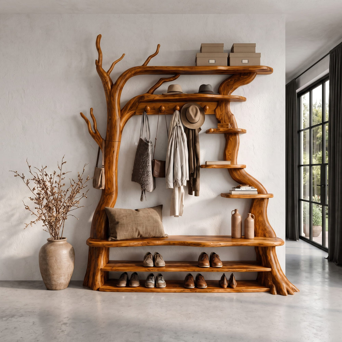 Storage Organizer Bench