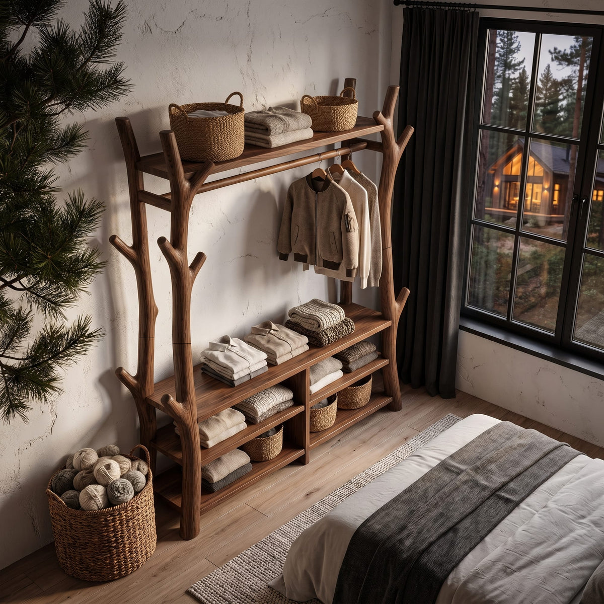 Coat Storage Bench