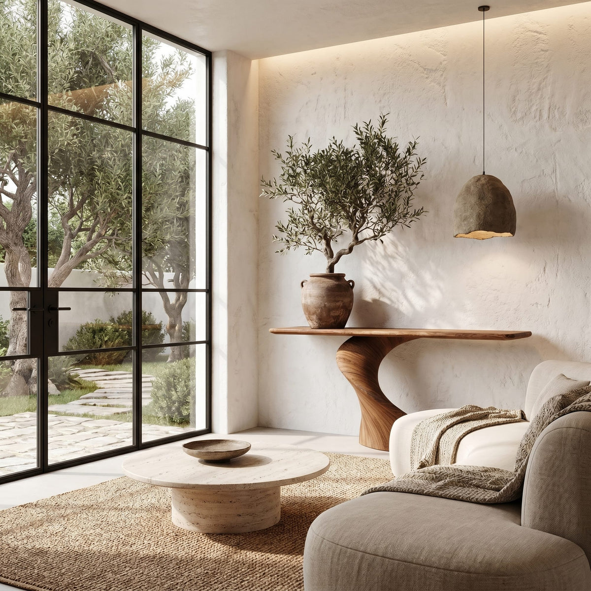 Twisted Sofa Console Table