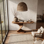 Twisted Solid Console Table
