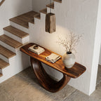 Live Edge Loop Console Table