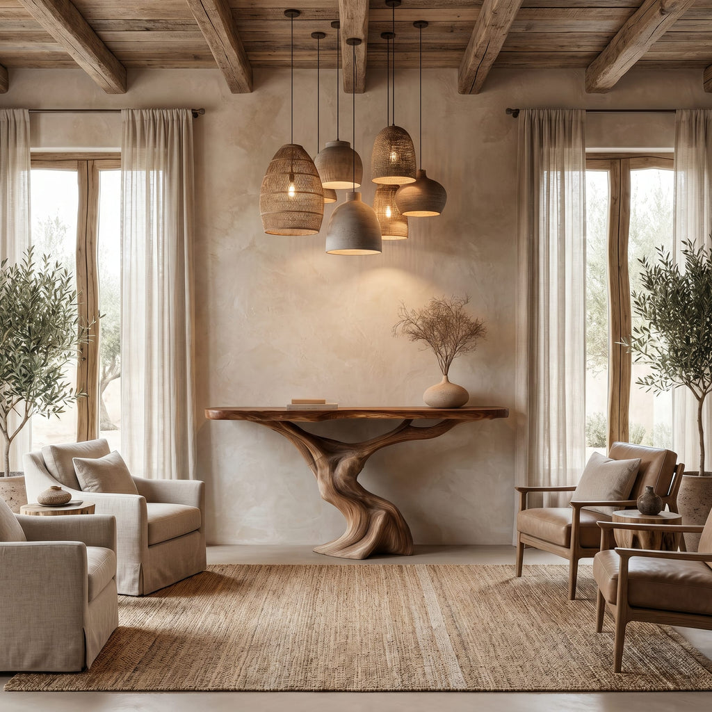 Organic Sculptural Tree Console Table