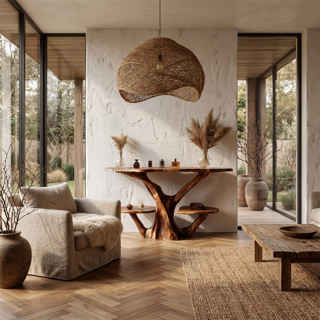 Organic Shaped Console Table
