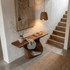 Curved Structure Modern Console Table