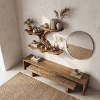 Sculptural Organic Floating Shelf
