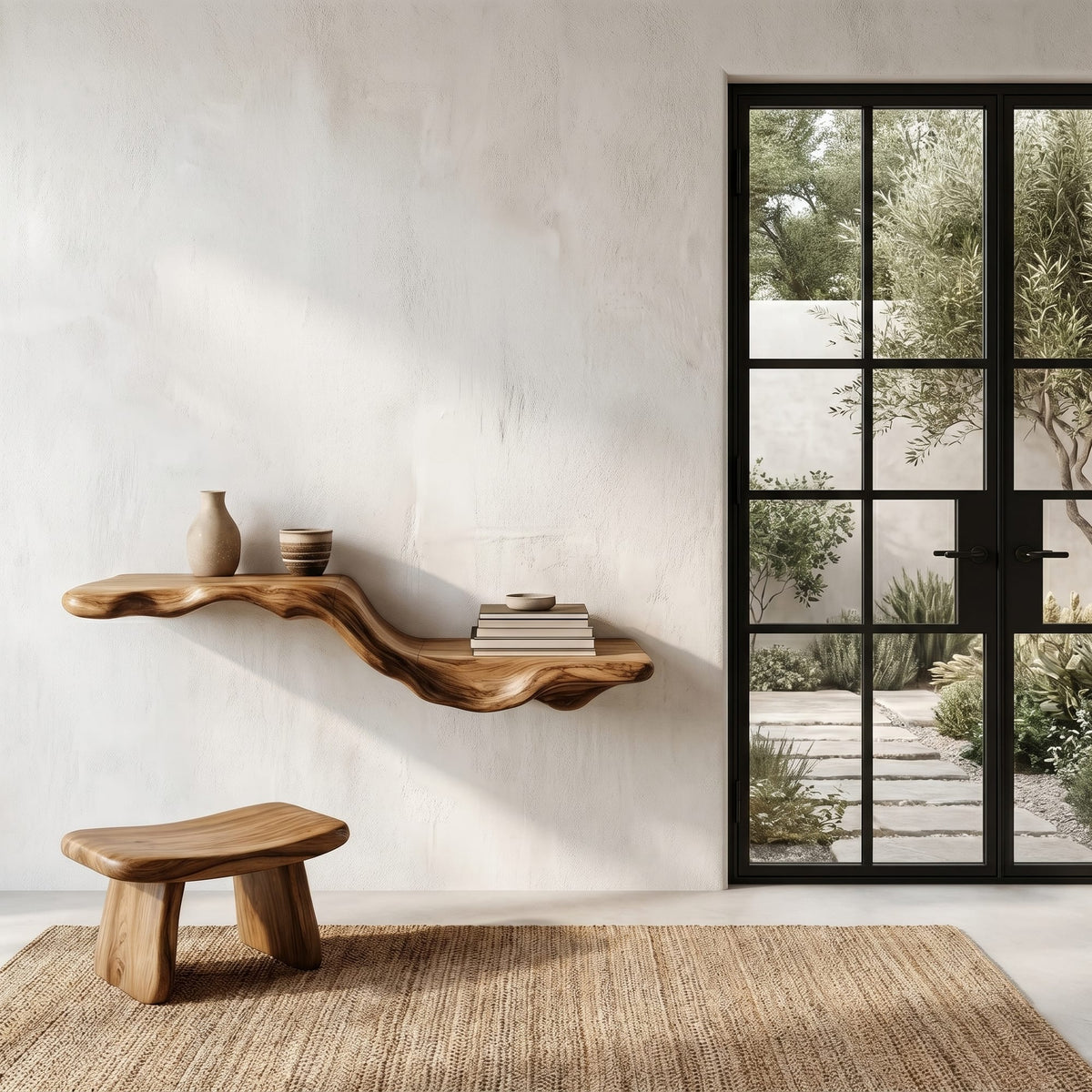 Organic Floating Shelf