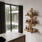 Modern Floating Shelf Design, solid wood, built to order