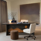 Sculptural Solid Workspace Desk