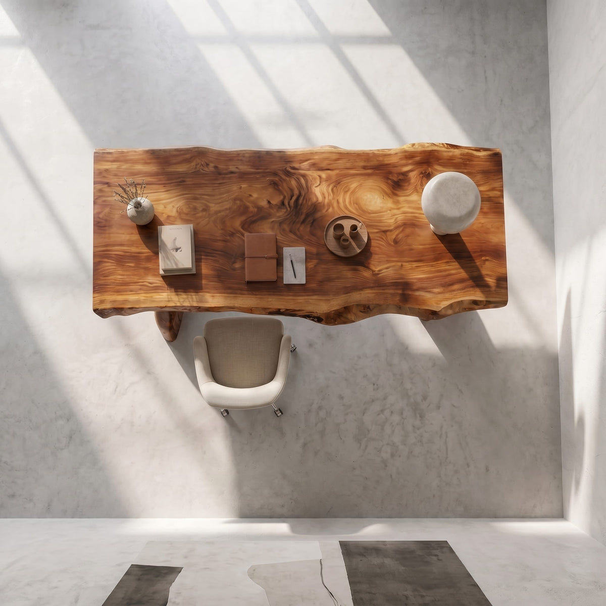 Live Edge Sculptural Desk