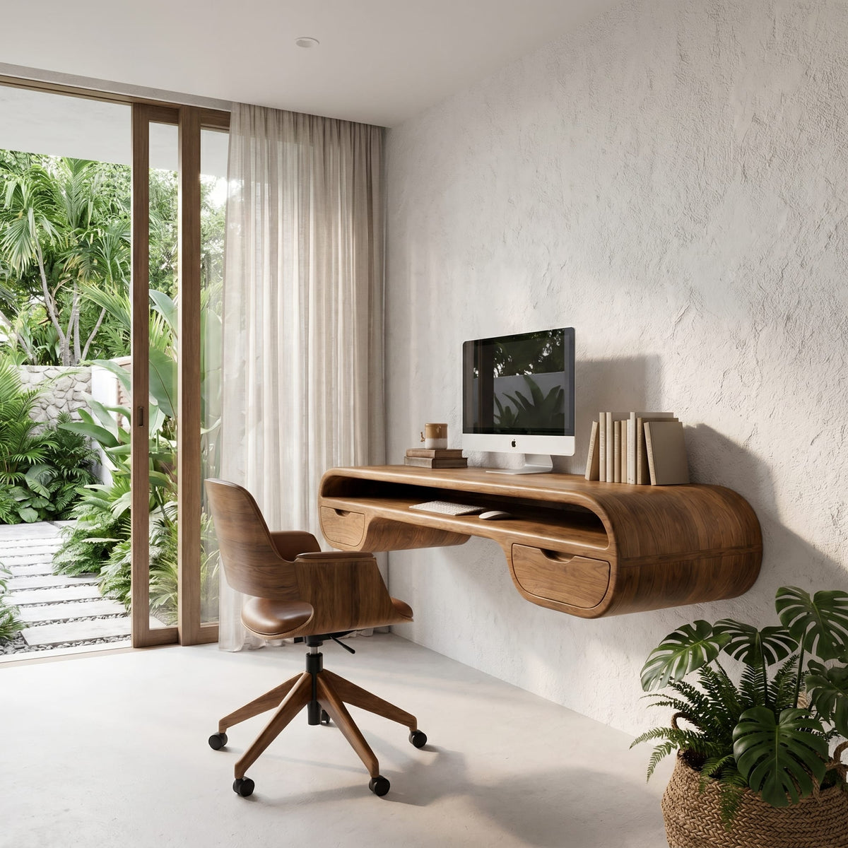 Floating Contemporary Desk