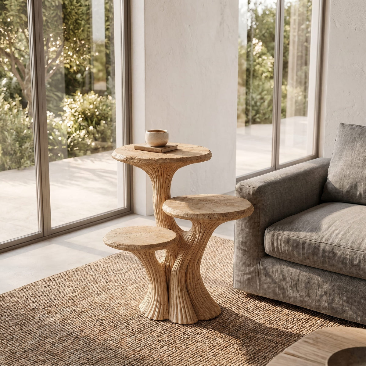 Sculptural Contemporary Nightstand