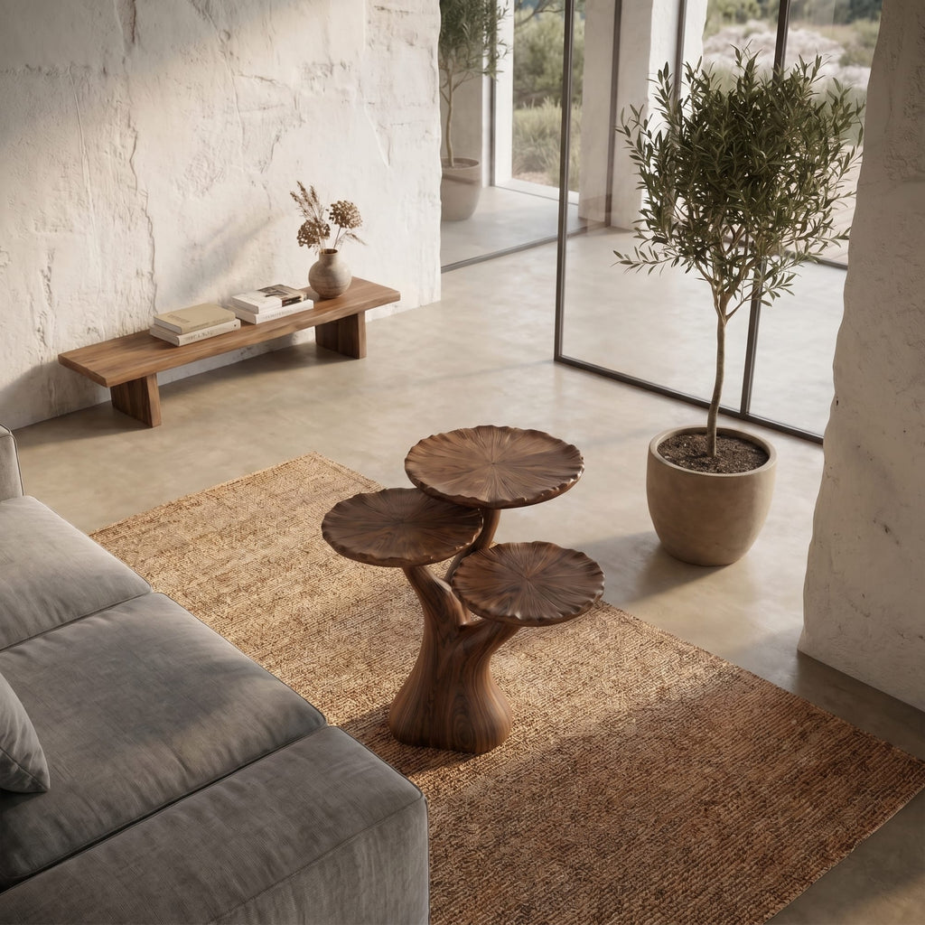 Organic Sculptural Multi-tier Nightstand