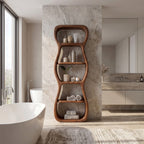 Sculptural Contemporary Bath Shelf