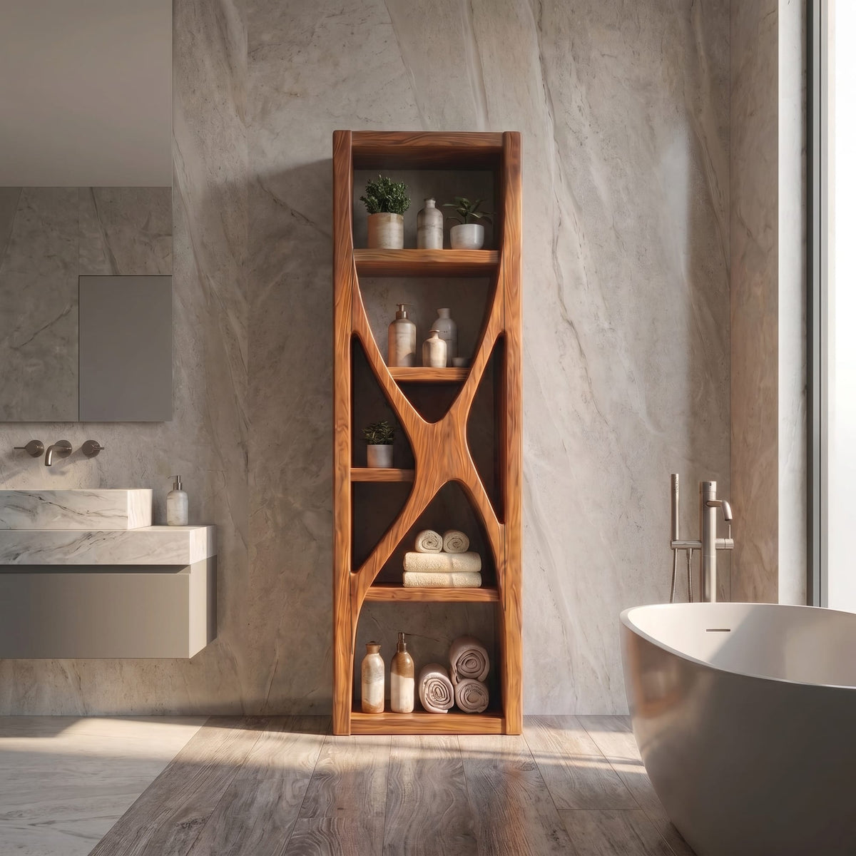 Storage Structure Bath Shelf