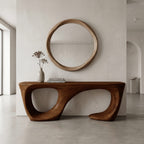 Curved Structure Console Table
