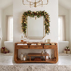 Farmhouse Behind Couch Table Bedroom, solid wood, built to order