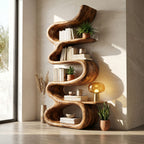 Curved Wave Bookshelf