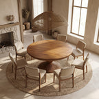 Modern Pedestal Dining Table
