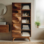 Sculpted Bathroom Bath Shelf