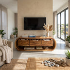 Greek Solid TV Cabinet