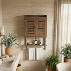 Solid Storage Bath Shelf