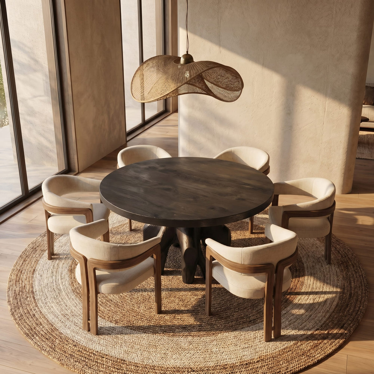Root Live Edge Dining Table