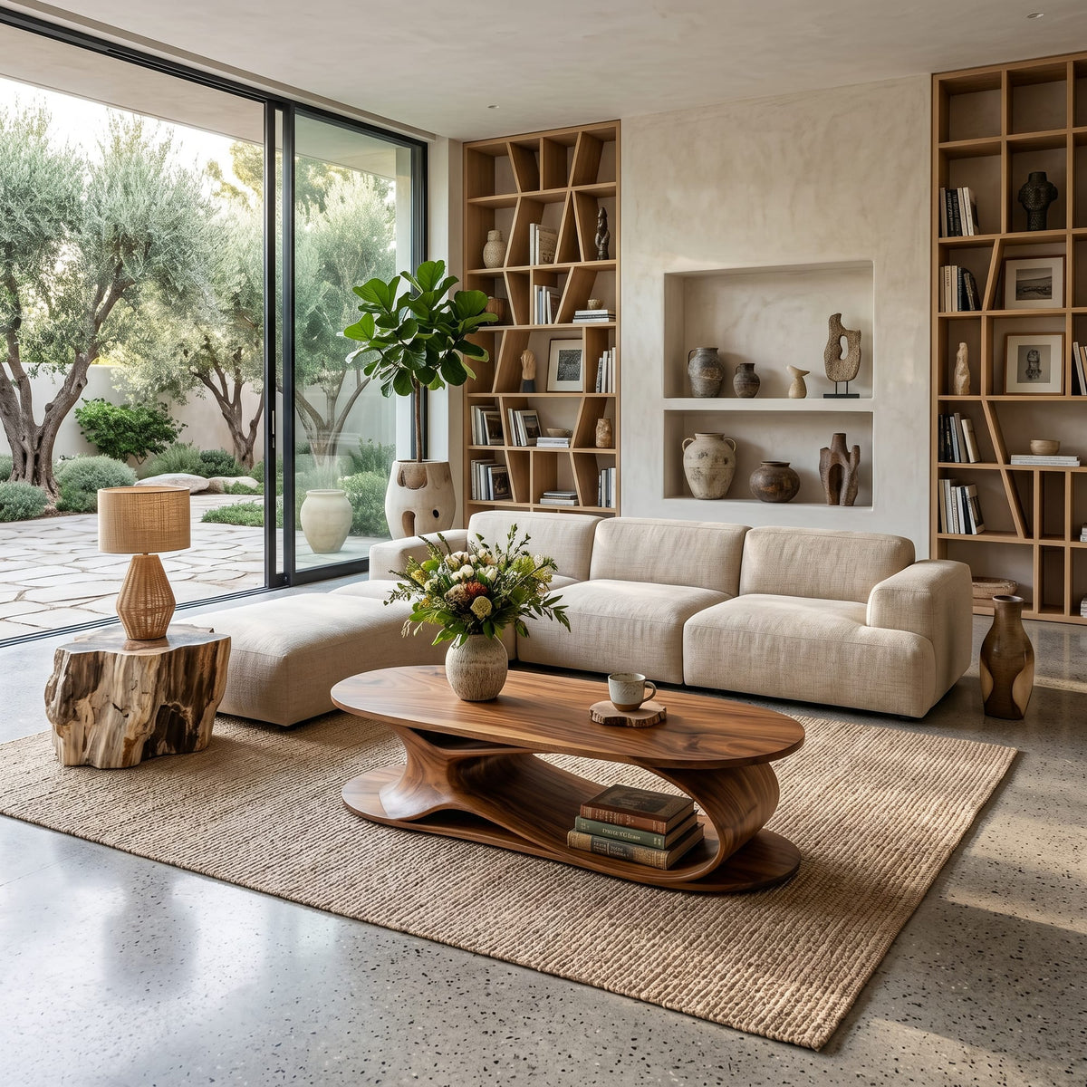 Mid Century Solid Table, solid wood, built to order