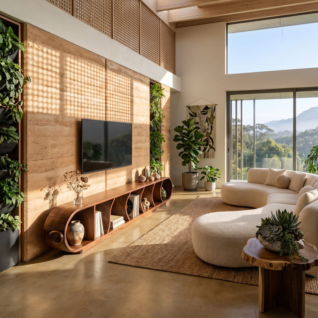 Contemporary Sculptural Media TV Cabinet