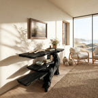 Black Coffee Console Table