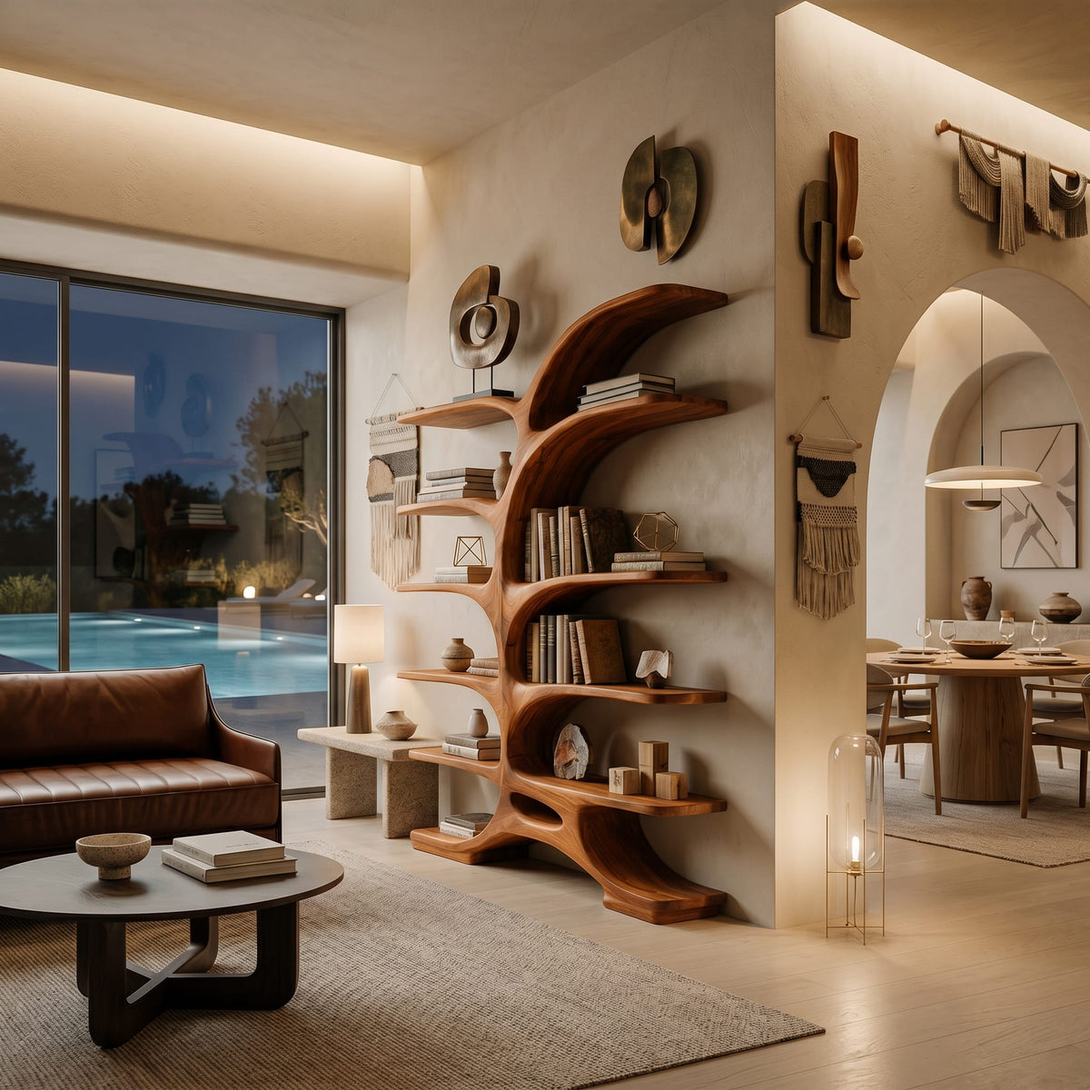 Arch Arched Bookshelf