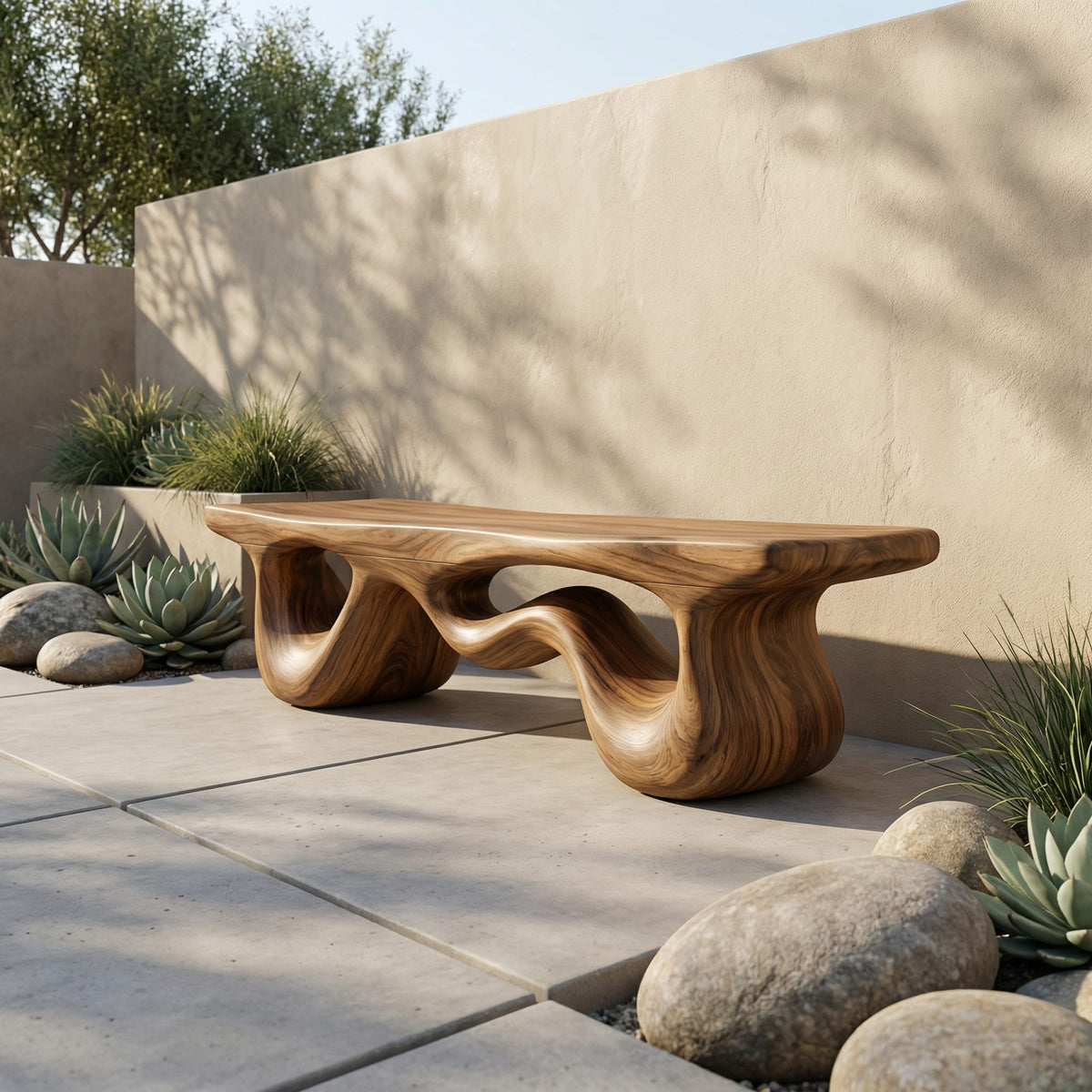 Loop Curved Bench