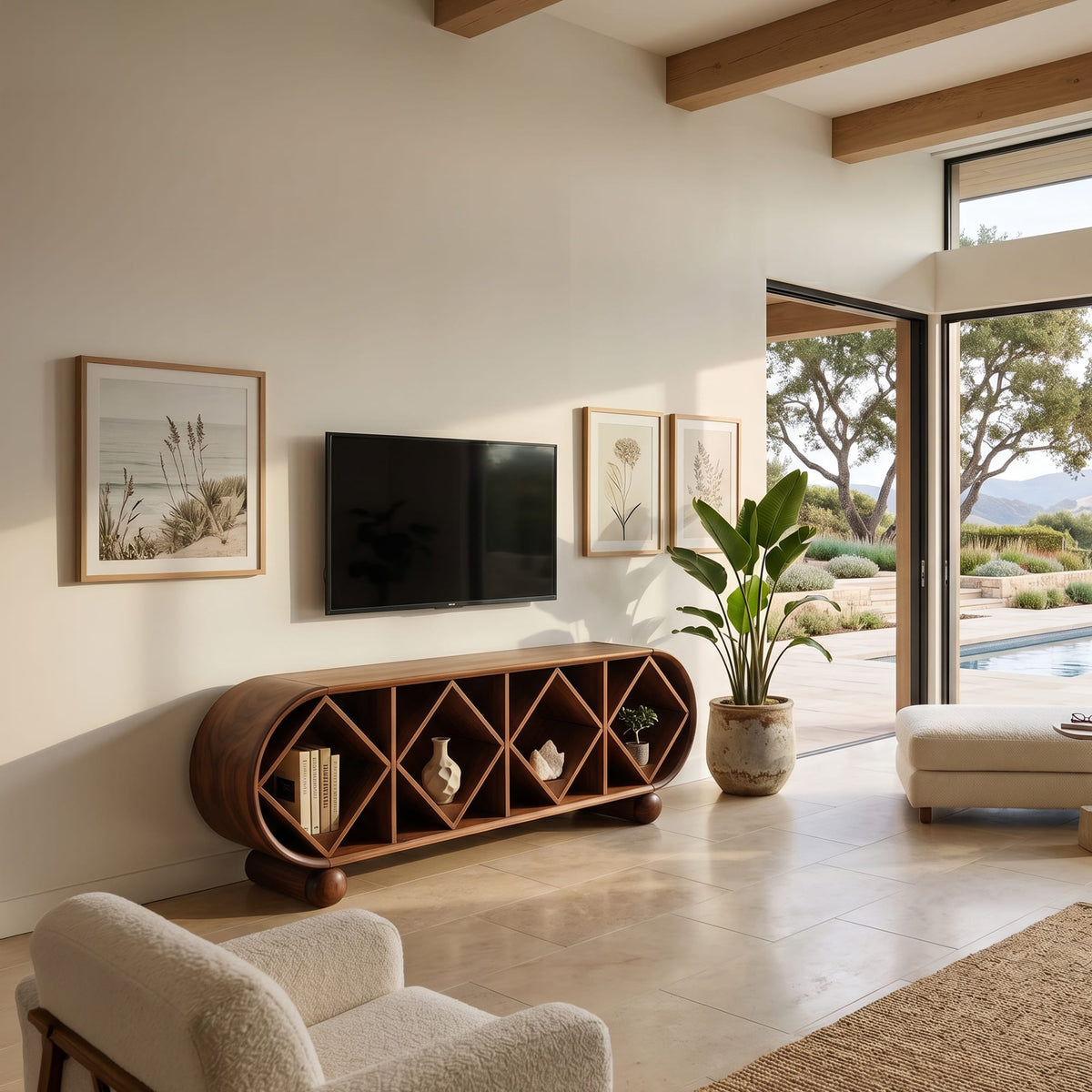 Contemporary Linear TV Cabinet
