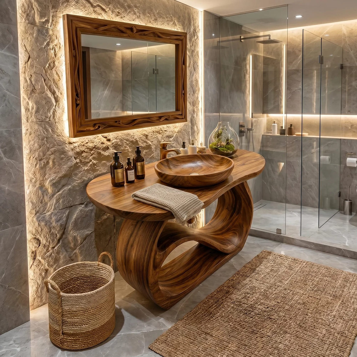 Double Storage Vanity