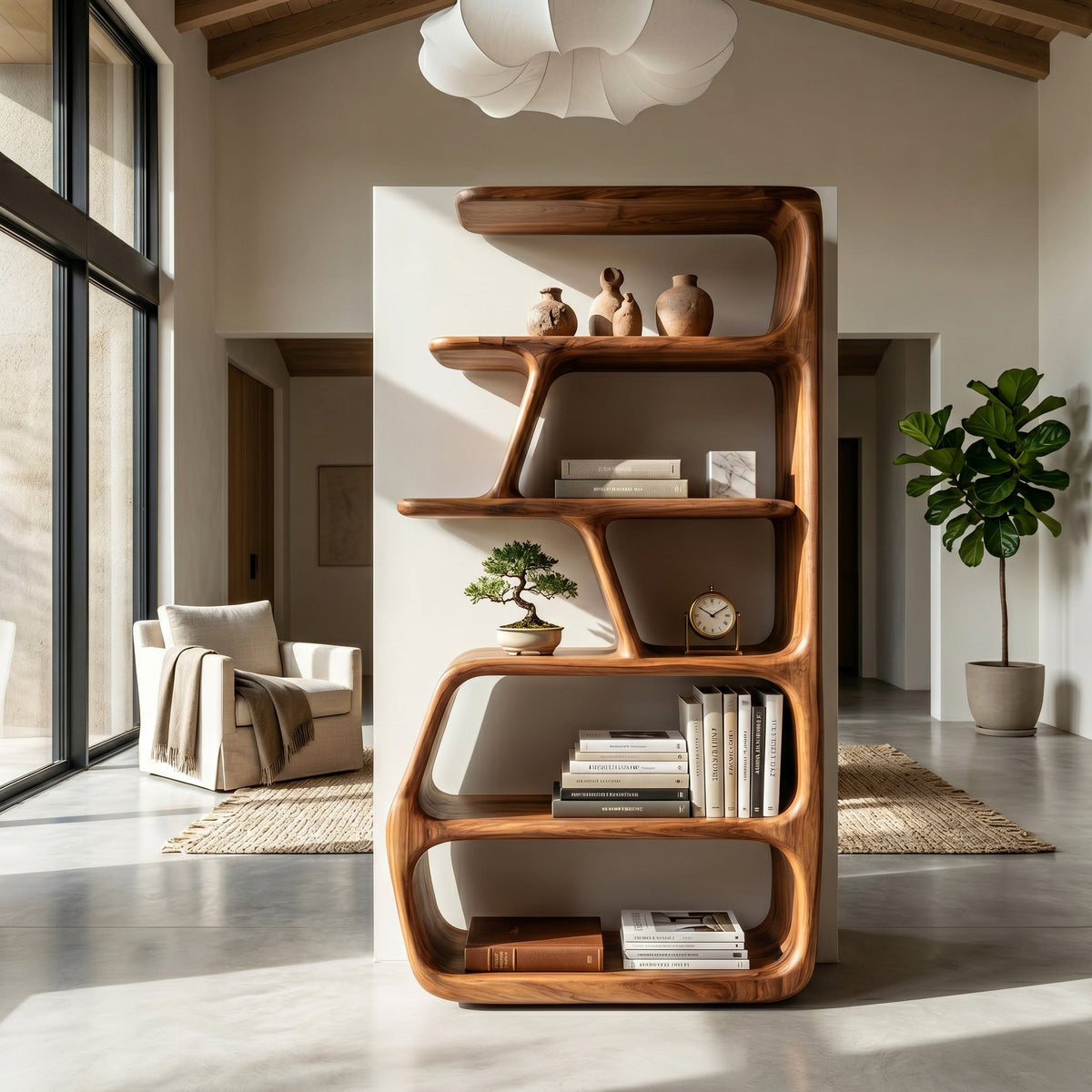 Compact Storage Bookshelf