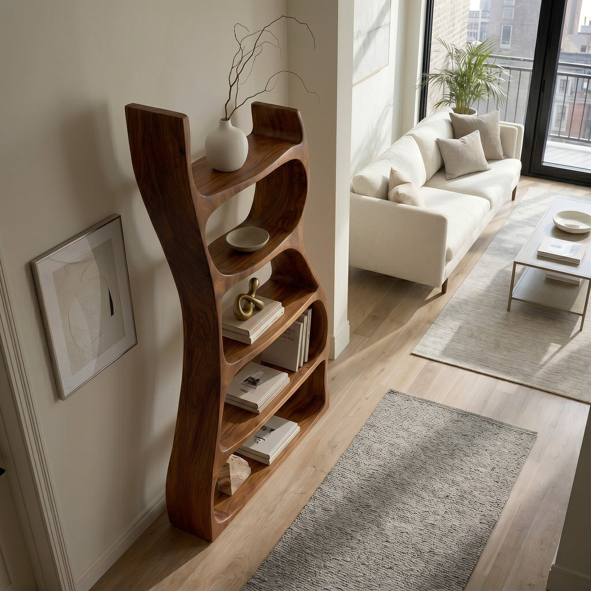 Tiered Storage Bookshelf