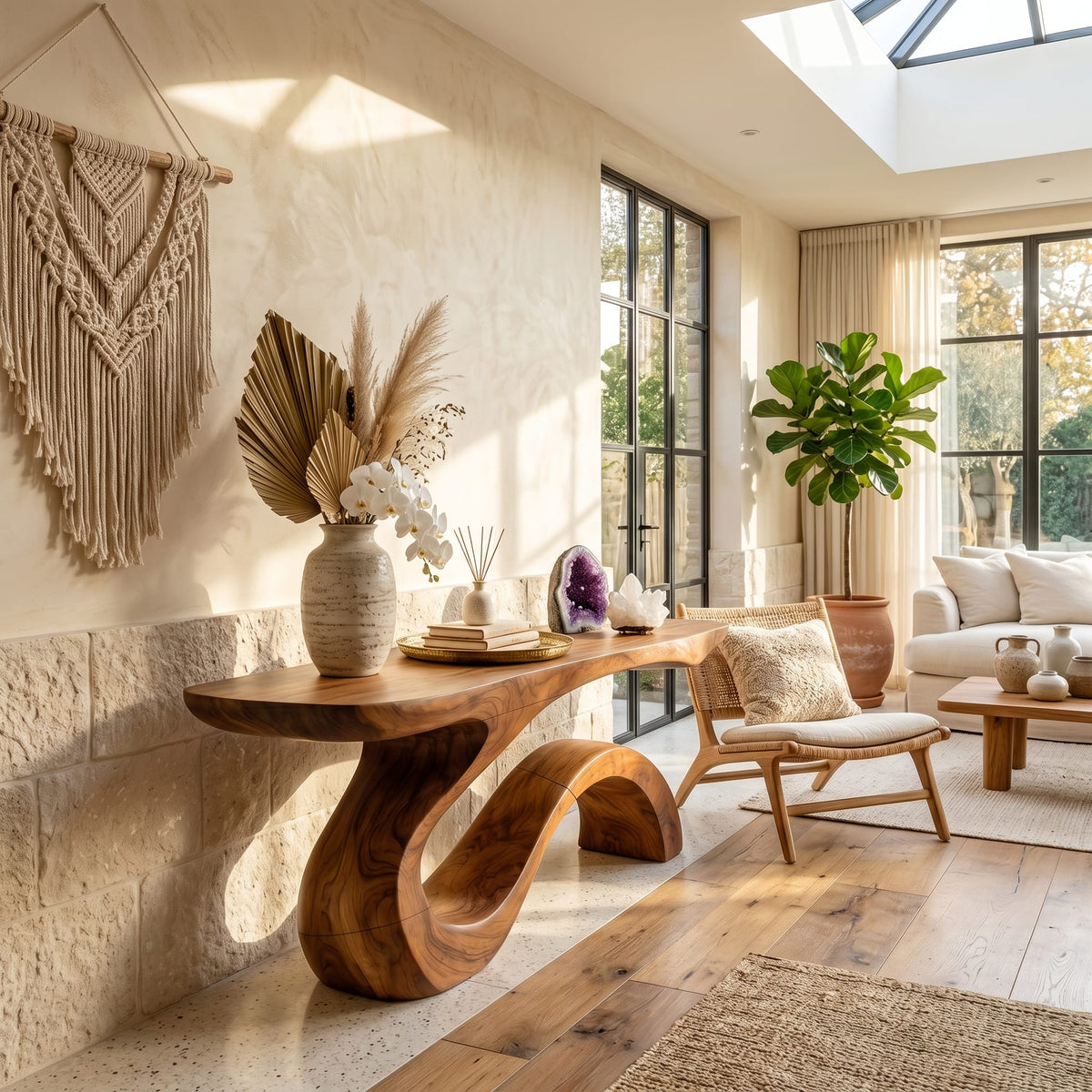 Organic Contemporary Side Table