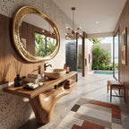 Handcrafted Vanity, solid wood, built to order