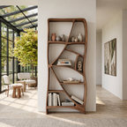 Minimalist Display Bookshelf, solid wood, built to order, view 3