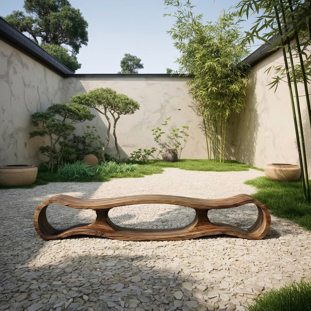 Sculptural Art-inspired Bench