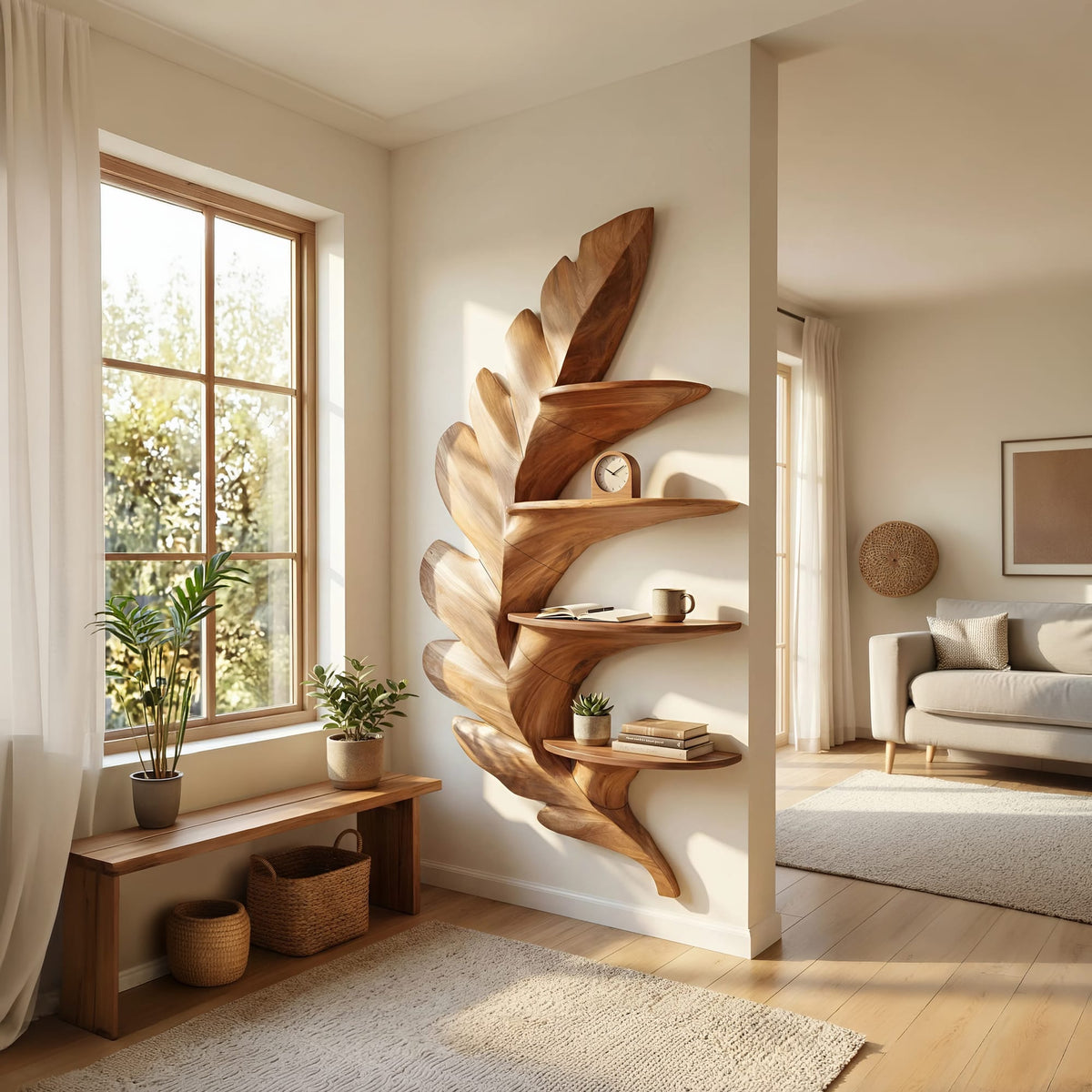 Minimal Entrance Wall Shelf