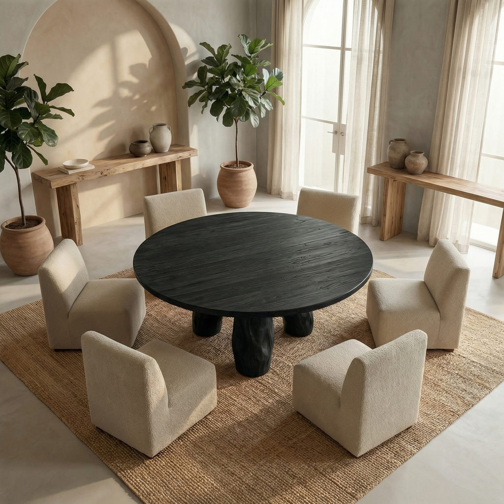 Solid Weather-resistant Dining Table