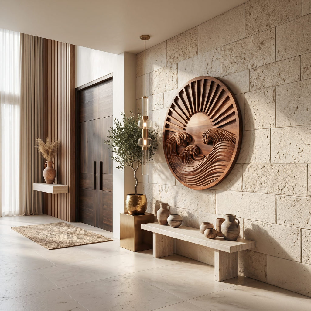 Waves Solid Wall Art