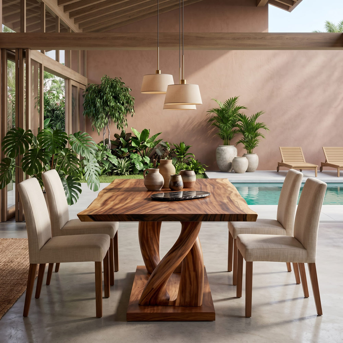 Solid Banquet Dining Table