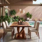 Solid Banquet Dining Table