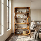 Organic Geometric Bookshelf