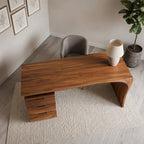 Modern Curved Workspace Desk