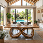 Solid Entertaining Dining Table