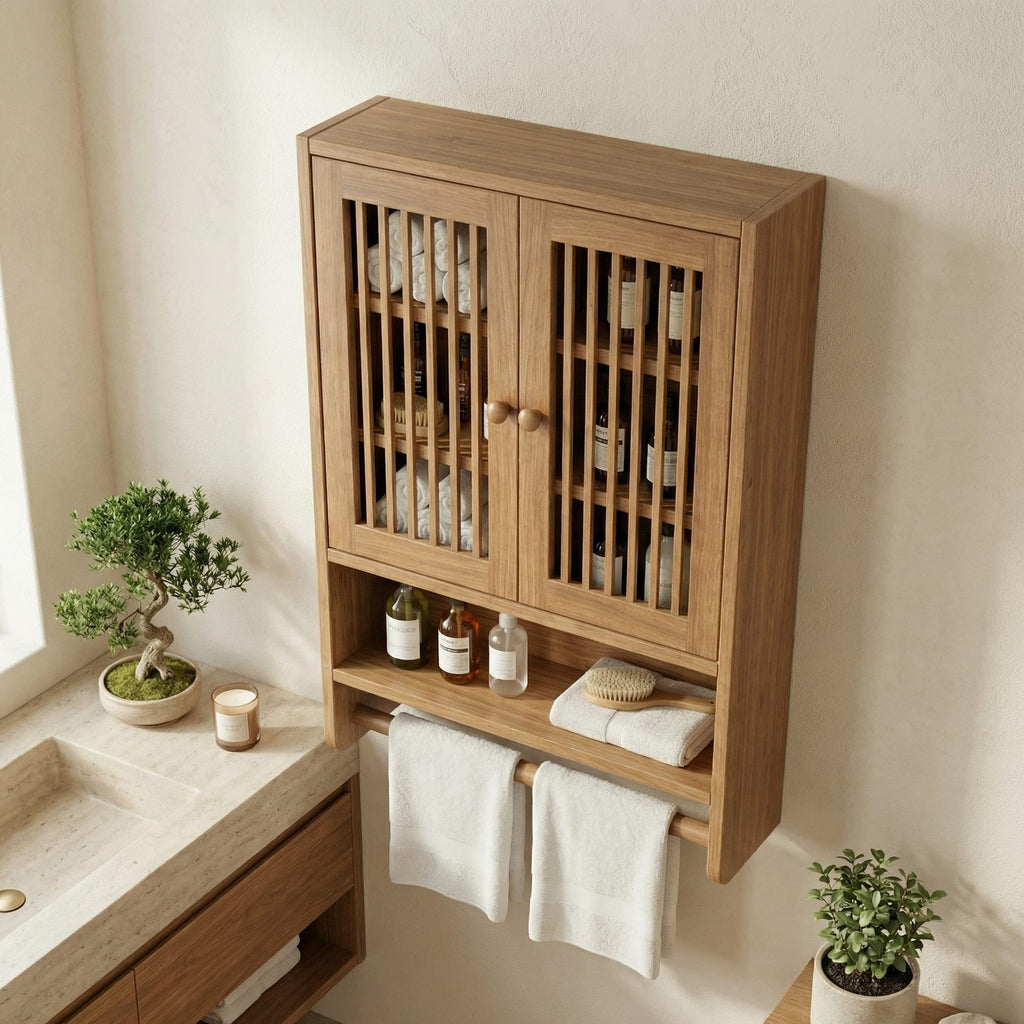 Storage Cupboard Bath Shelf