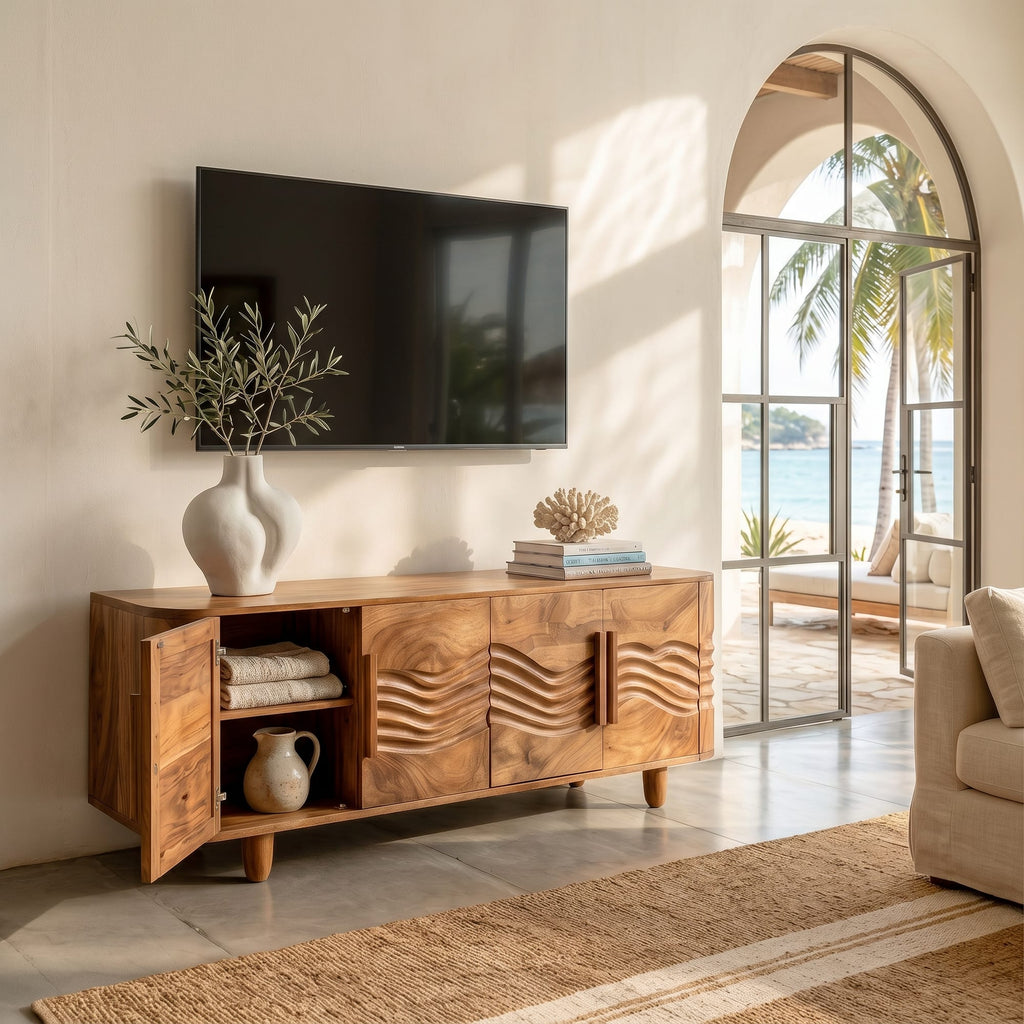 Minimal Wall-mounted TV Cabinet