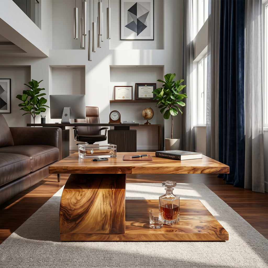 Curved Apartment Coffee Table